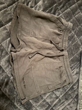 Bass Pro Shops Grey/ Black Elastic Waist Athletic Shorts